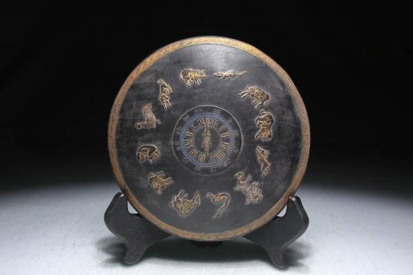 【彩文堂】文房四宝 十二星宿 古墨 重0.76kg F16Q16D