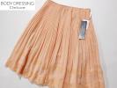 ☆新品 ボディドレッシング DX レース装飾 プリーツスカート 38