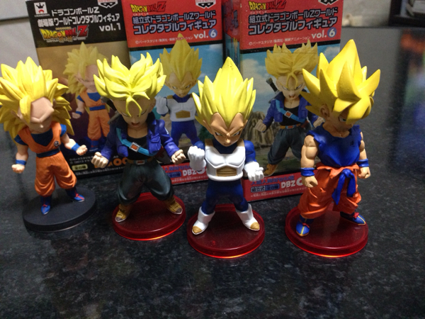 ドラゴンボール改 ワールドコレクタブル スーパーサイヤ人4種_1