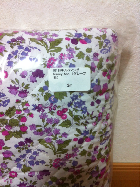 CHECK&STRIPE リバティ キルティング ナンシーアン 2m C＆S(はぎれ  