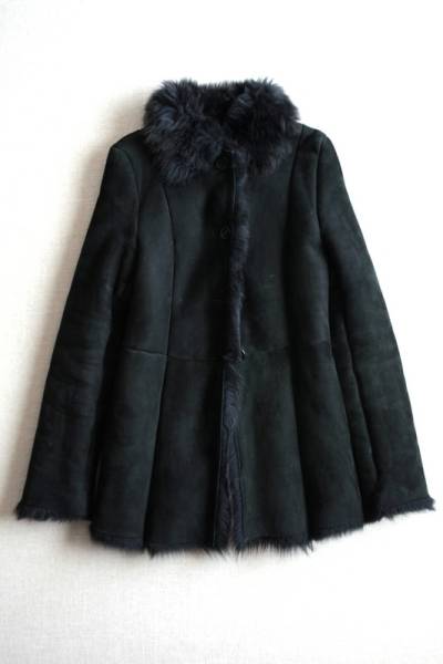 ICBアイシービー　ムートンコート11号ブラック