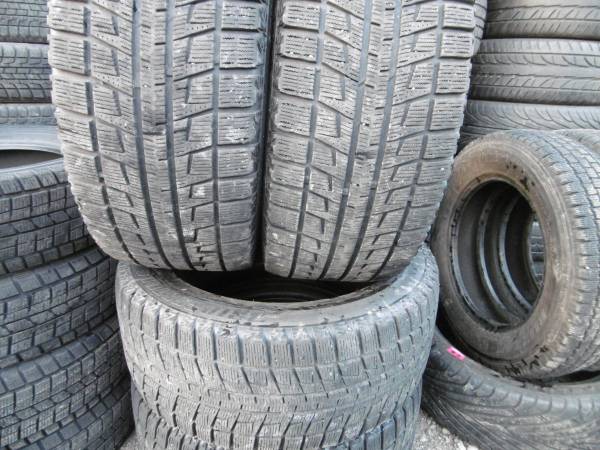 【送料無料】中古 ブリジストン RFT 255/55R18 4本 7㎜
