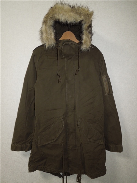 militia★キルティングライナー付モッズコート ミリタリーM 1562