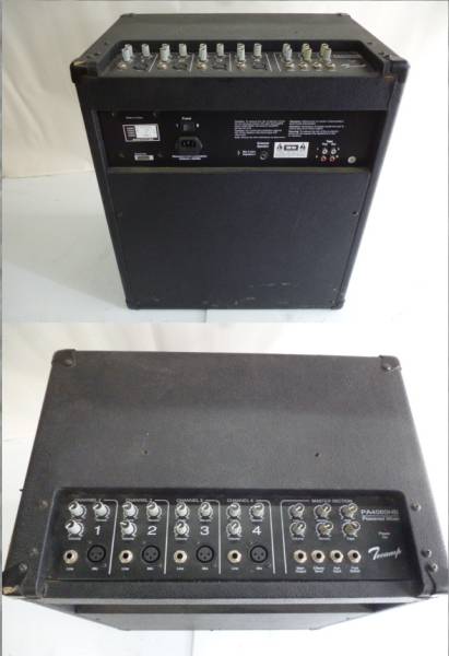 Tecamp パワードミキサー PA4080HB スピーカーなし 中古品(ミキサー