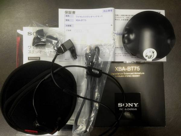SONY ソニー ワイヤレス イヤフォン XBA-BT75（中古）_3