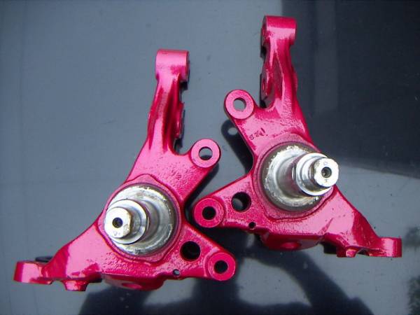 S13 S14 S15 シルビア 弐回転ショート加工ナックル 切れ角アップ S13
