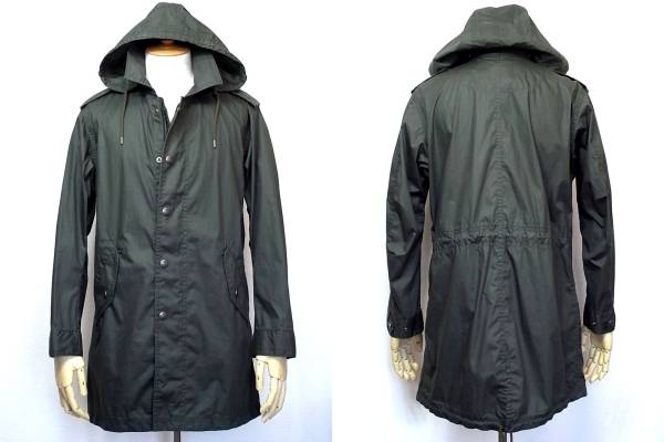 ◆バーバリーブラックレーベル★モッズコート★カーキ系