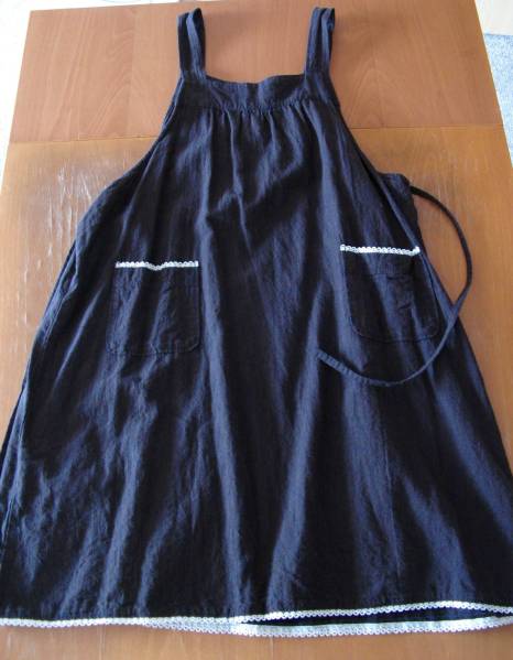 未着用☆ SM2 サマンサモスモス 綿麻エプロンワンピース