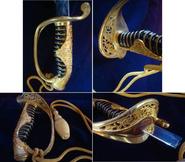 旧大日本帝國陸軍佐官　サーベル　拵え　極美品