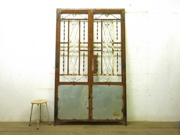 c309【H210×W126】♪アンティークの観音扉♪検ドアゲート