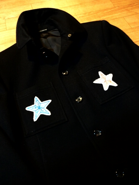 yohji yamamoto pour homme ヨウジヤマモト 星 刺繍 ジャケット 