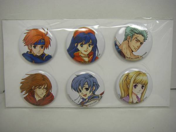 Loppi限定ファイアーエムブレム 封印の剣 DXパック 缶バッジ6個  