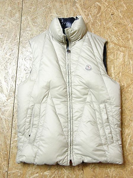 モンクレール□リバーシブルベスト サイズ1 正規品 USED