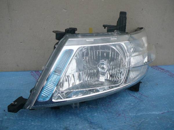 セレナ C25 前期 純正 左 ヘッドライト HID 100-24859 (C7392)D