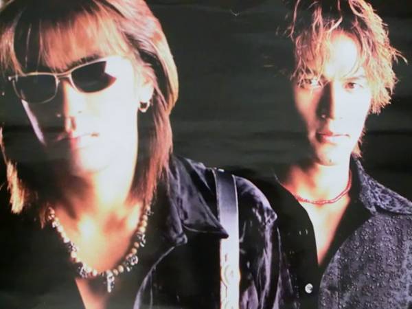 B'z(ビーズ)☆松本孝弘 稲葉浩志 「FIREBALL」 告知ポスター(B'z