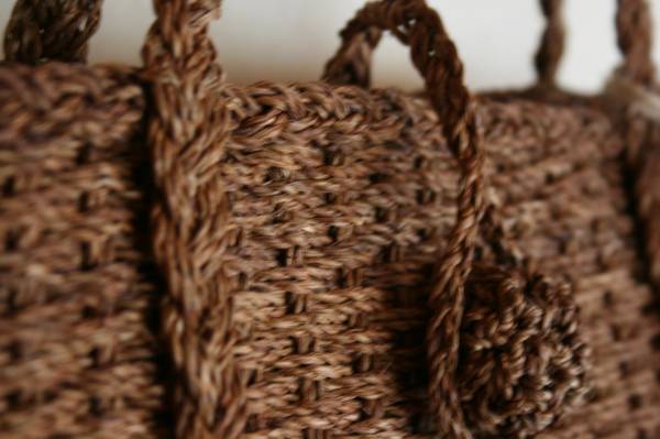 アカソ かごバッグ （ヒロロ山葡萄と並ぶ日本産の逸品）(バスケット  