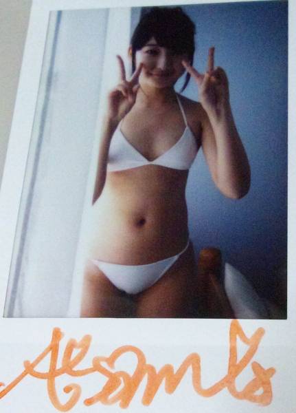 近藤あさみ ⑧　サイン入りチェキ　天真爛漫 Part7　現場撮影