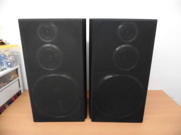 1円スタ】ONKYO 大型3ウェイ・スピーカー PS-C50 高音質 木目 