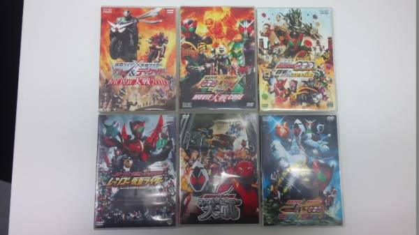 中古仮面ライダーダブル・オーズ・フォーゼ戦隊など１２枚送料込