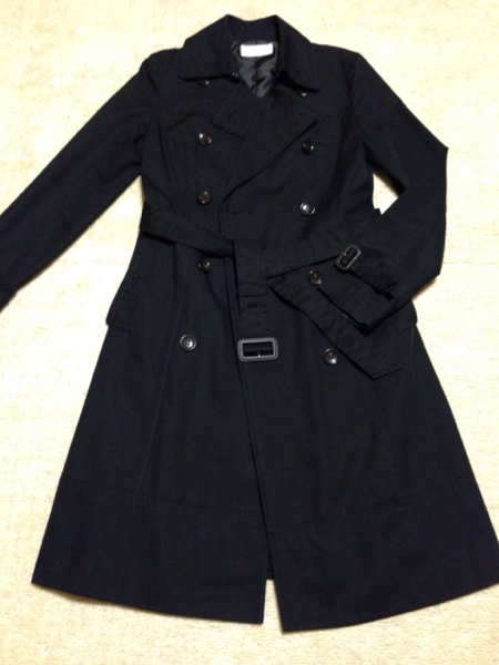 再値下げ★美品★オンワード上品なanysis黒トレンチコート