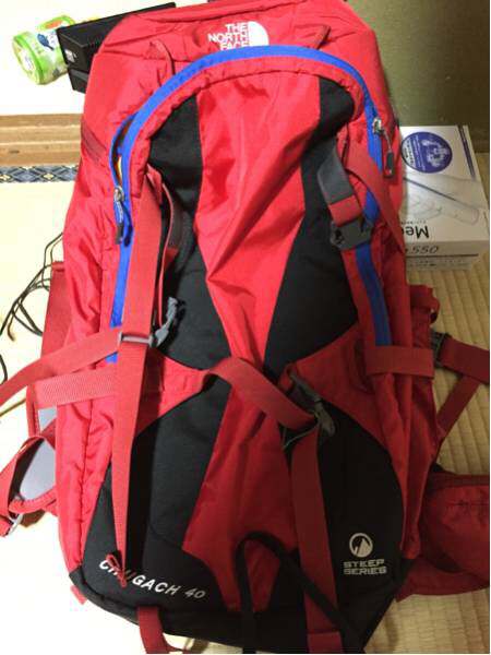 ノースフェイス チュガッチ40L 赤 M