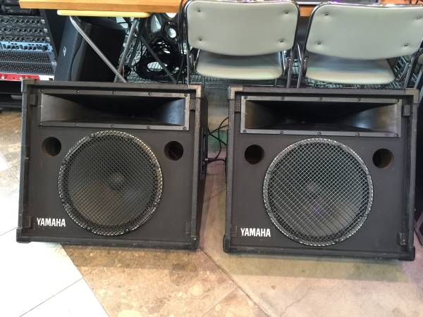 ☆YAMAHA S2115HⅡ フロアーモニタースピーカー 動作確認品(スピーカー