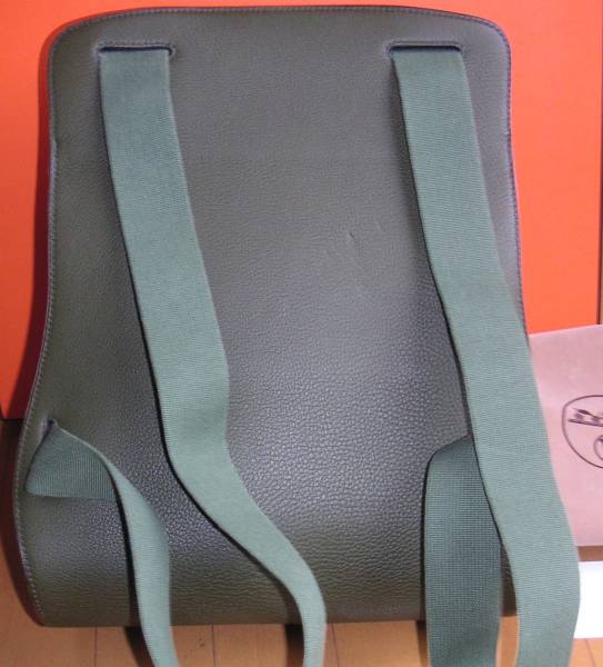 美品【エルメス】シェルパ　GM　モスグリーン