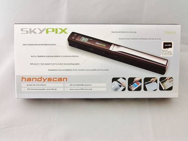 ★新品同様★SKYPIX　高性能ハンディスキャナ　TSN410　動作品！