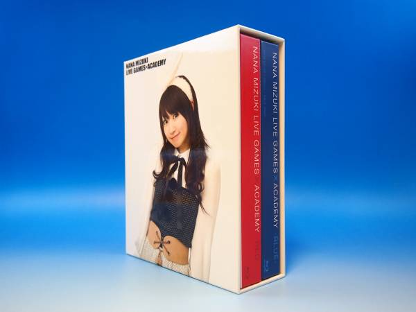 水樹奈々☆LIVE GAMES×ACADEMY RED/BLUE Blu-ray☆BOX付