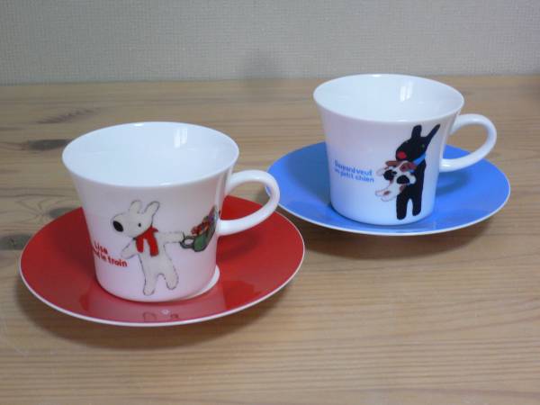 ☆新品【リサとガスパール×NIKKO】ペアカップ＆ソーサー☆(コーヒー 