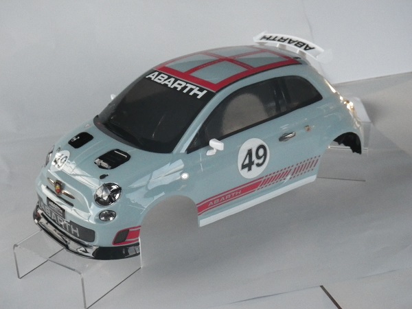 ★新品　塗装済ボディ★タミヤ1/10RC アバルト500アセットコルセ