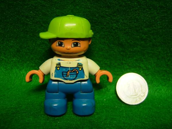 レゴ デュプロ 男の子フィグ人形 黄緑の帽子 Lego Duplo レゴ デュプロ 売買されたオークション情報 Yahooの商品情報をアーカイブ公開 オークファン Aucfan Com