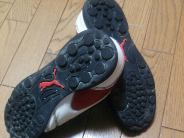 ナイキ☆サッカーシューズ☆２１or２０☆黒×白×赤_3