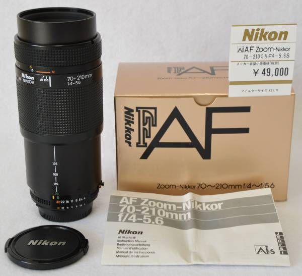 【元箱あり】 Nikon Ai-S AF Nikkor 70-210mm f4-5.6