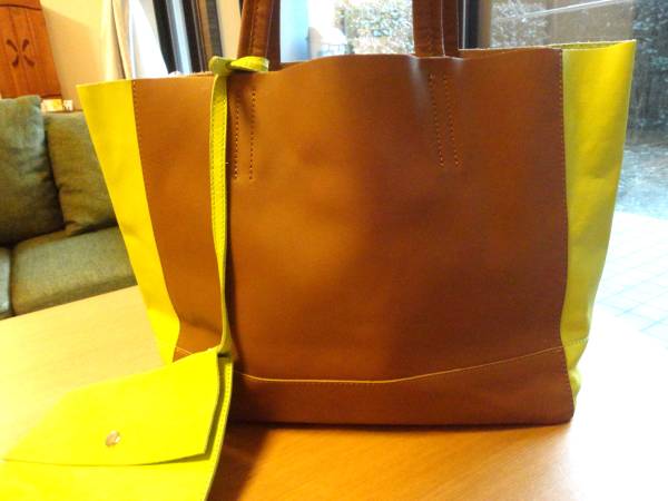 【完売】マーキュリーデュオ配色レザートート検）VERYプラステ