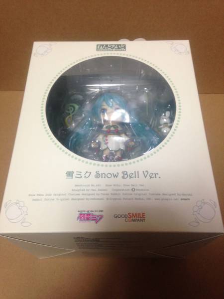 WF2015 ワンフェス ねんどろいど 雪ミク snow bell ver. 未開封