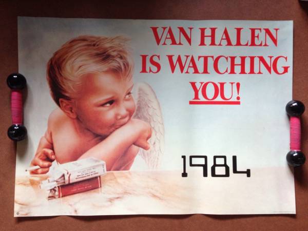 ☆『1984/VAN HALENヴァン・ヘイレン』（1983年）ポスター非売品