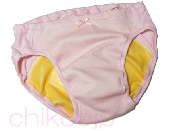 アメゴム▽ピンクニットビキニ▽生理帯