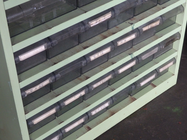 サカエ】パーツラック□棚□2台□ツールキャビネット□中古(道具箱  