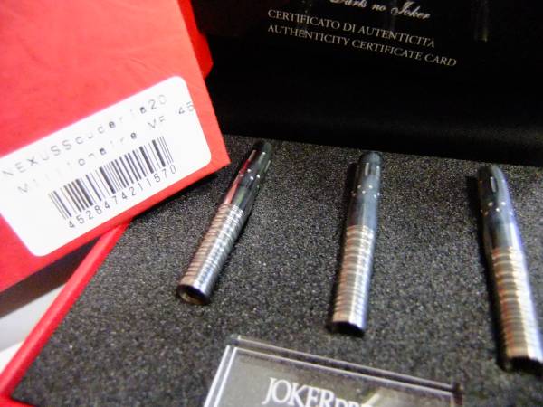 JOKER DRIVER NEXUS Scuderia 20 MILLIONAIRE(MF)45mm新品ダーツ