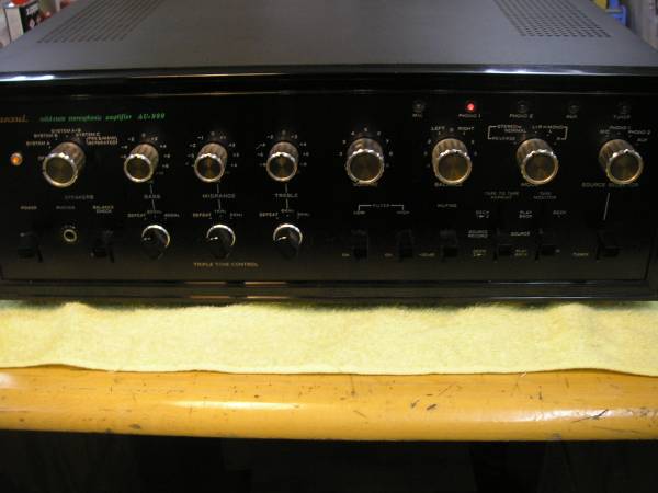 SANSUI　プリメイン・アンプ　ＡＵ ９９９　難あり