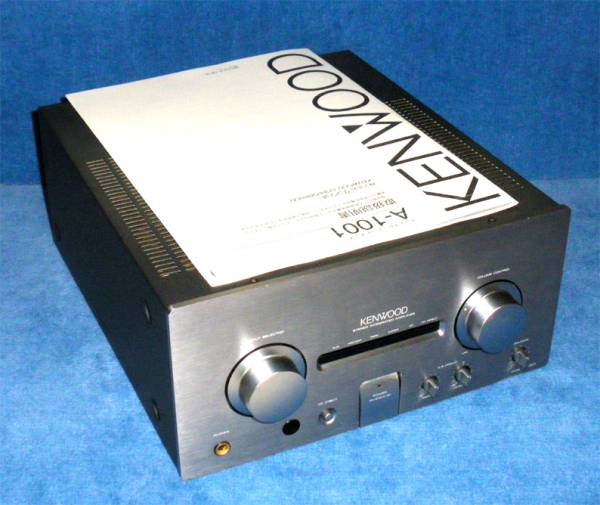 【動作良好】簡易メンテナンス済 KENWOOD A-1001 プリメインアンプ KENWOOD プリメインアンプ A-1001 メンテ済動作良好外観難有 KENWOOD