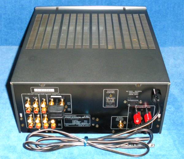 KENWOOD プリメインアンプ A-1001 メンテ済動作良好外観難有 KENWOOD