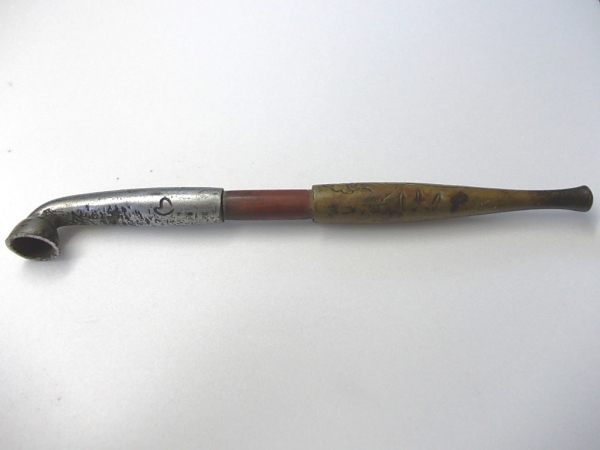 古い昔の煙管 / キセル / 刻印 骨董品 アンティーク レトロ_2