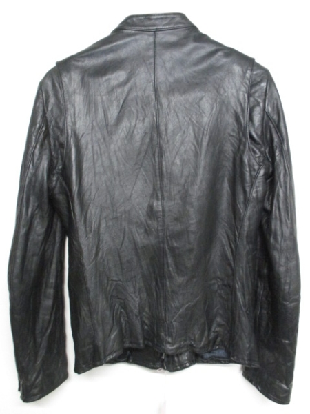 亀梨着 LITHIUM HOMME リチウムオム シングルレザーライダース  