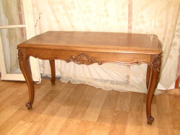フランスアンティーク 家具 棚　猫足　大　テーブル