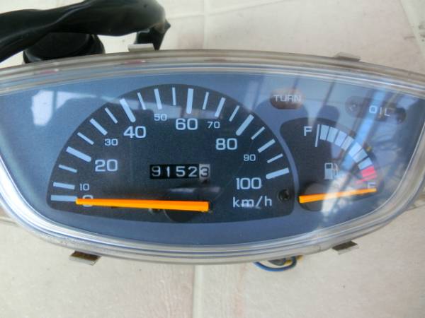 キャビーナ90 メーター HF06 ブロード90 ライブディオZX 100Km ホンダ