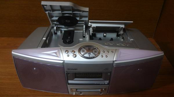 ◇SHARP SD-FX100 1Bitデジタルシステム CD・MD・カセットラジカセ（A）◇