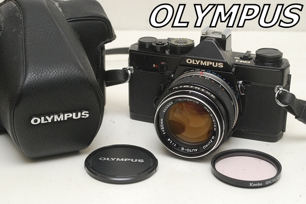 58A936□ オリンパス OLYMPUS OM-1 一眼レフ G.ZUIKO F1.4