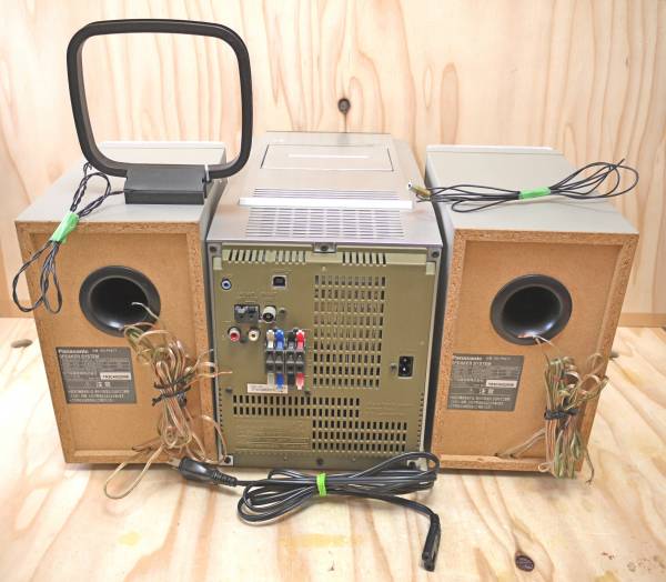 パナソニック カセット/CD5枚チェンジャー/MD SA-PM77MD(MDコンポ